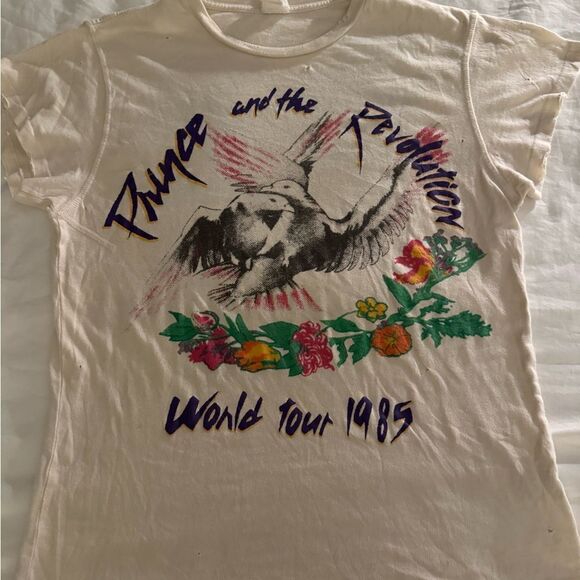Prince and the Revolution World Tour 1985 T-Shirt RARE & Vintage - Picture 1 of 8